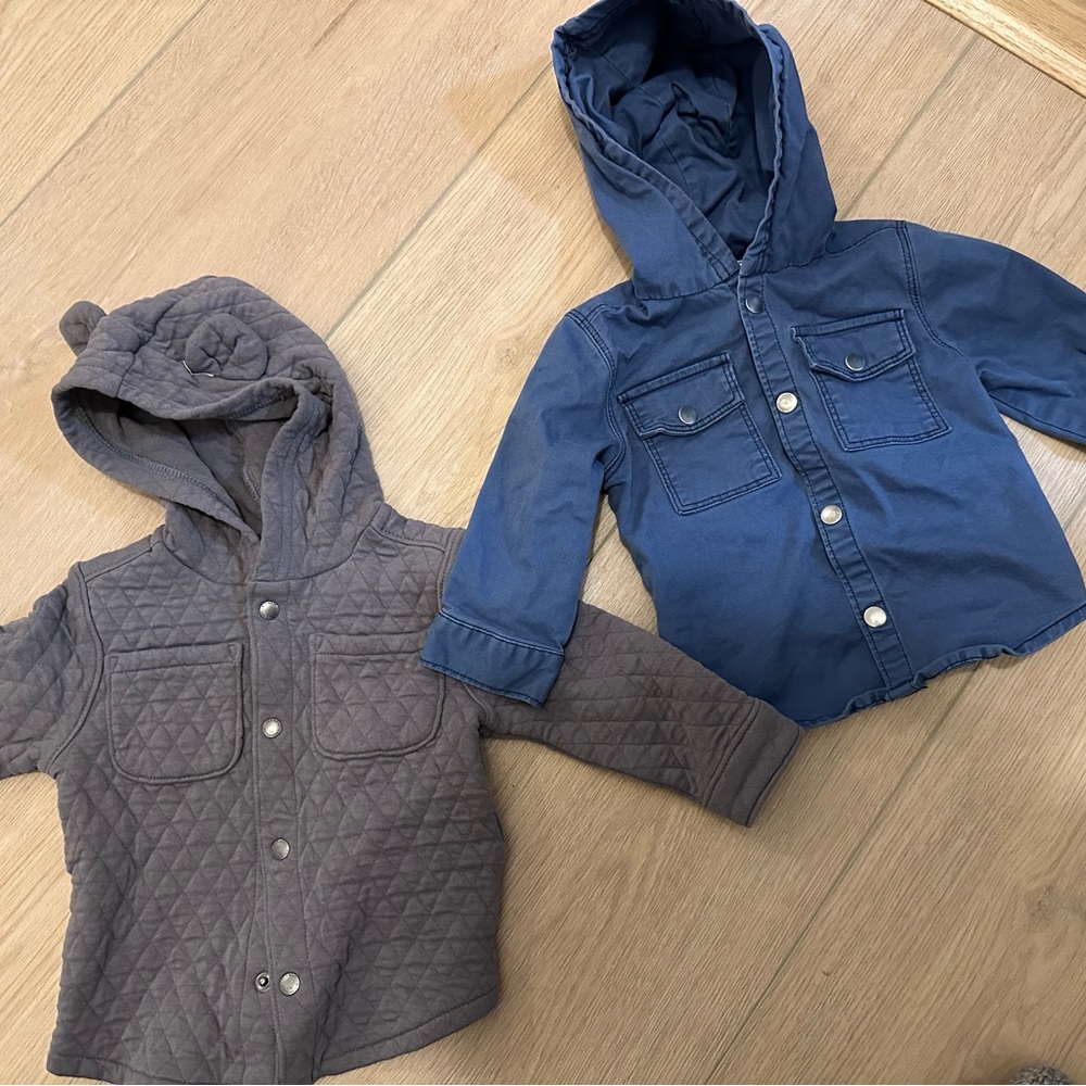 Old navy Toddler Hooded Shirt Jackets